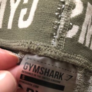 Gymshark Flex Leggings, Green pair ONLY, small